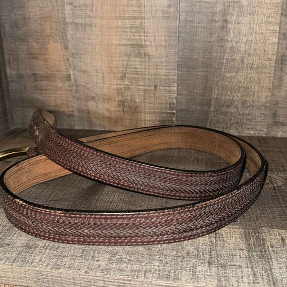 LEEGIN leather‎ Belt- Diamond print- size 50 - Picture 4 of 9